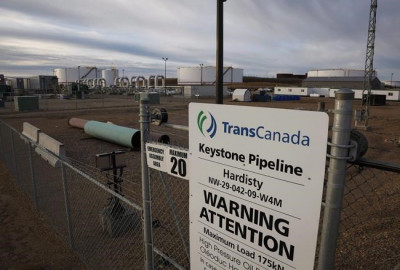 TransCanada Keystone pipeline leaks 795,000 litres of crude oil in