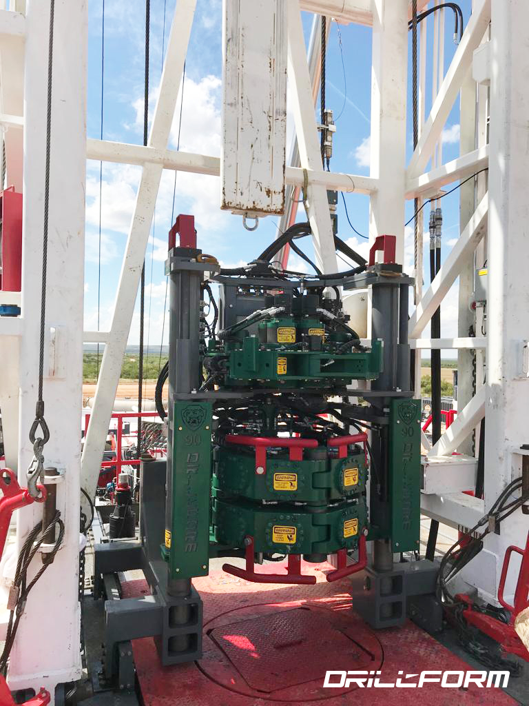 2020-02-17 Drillform Automated Floor Wrench Operating in the Permian