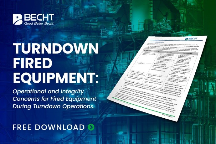 Becht Launches Knowledge on Demand Webinar Series on Unit Turndown & Shutdown Operations