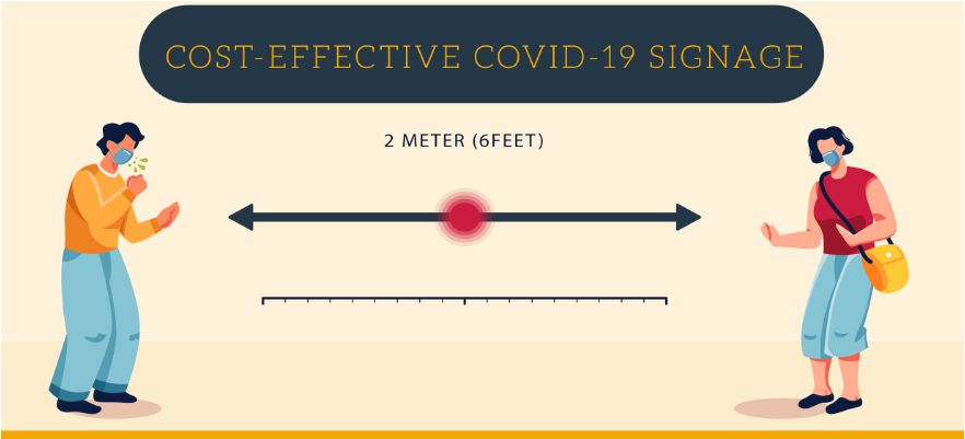 Slow the Spread of COVID-19 with Temporary Signage Header