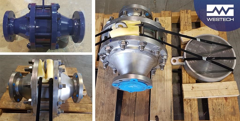 Westech In-Line Flame Arresters Product Shots
