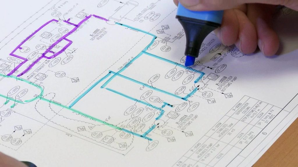 P&ID coloring