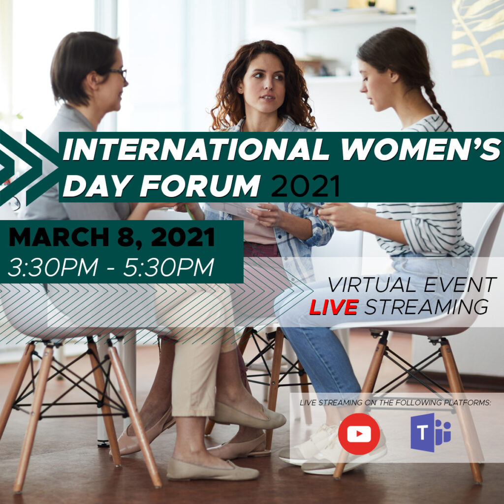 Gemini to sponsor International Woman's Day Forum 2021 - Banner