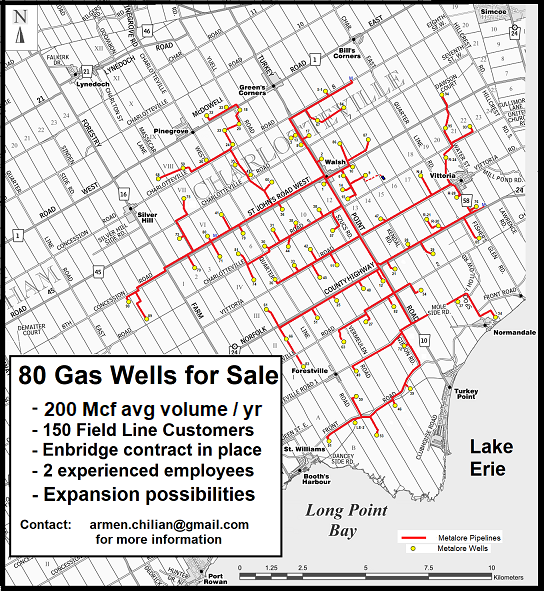Natural Gas Opportunity 80 Gas Wells For Sale Metalore Resources
