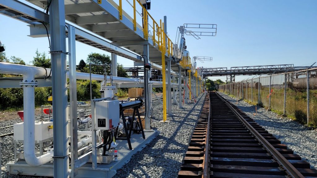 Case Study - Ethanol Railcar Top Offloading Solution - A SKYMOD Solution 1