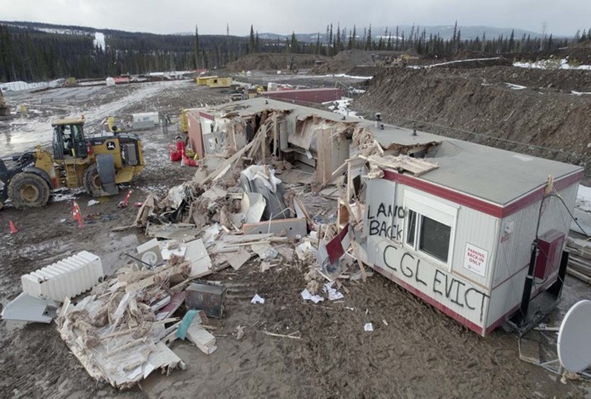 coastal gaslink feb 22 2022 damage