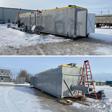 heavy oil producers, improve your esg score and profitability with this unused containerized slop oil centrifuge 5