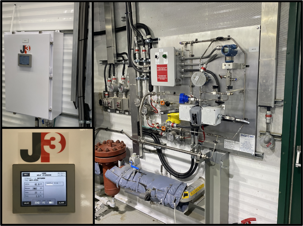 real time vapor pressure of diluted bitumen 3
