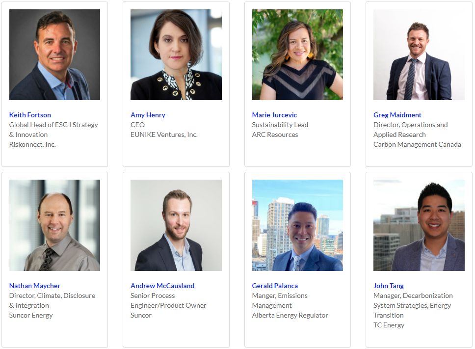 carbon tracking and reporting featured speakers