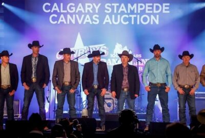 calgary stampede tarp auction 1200x810