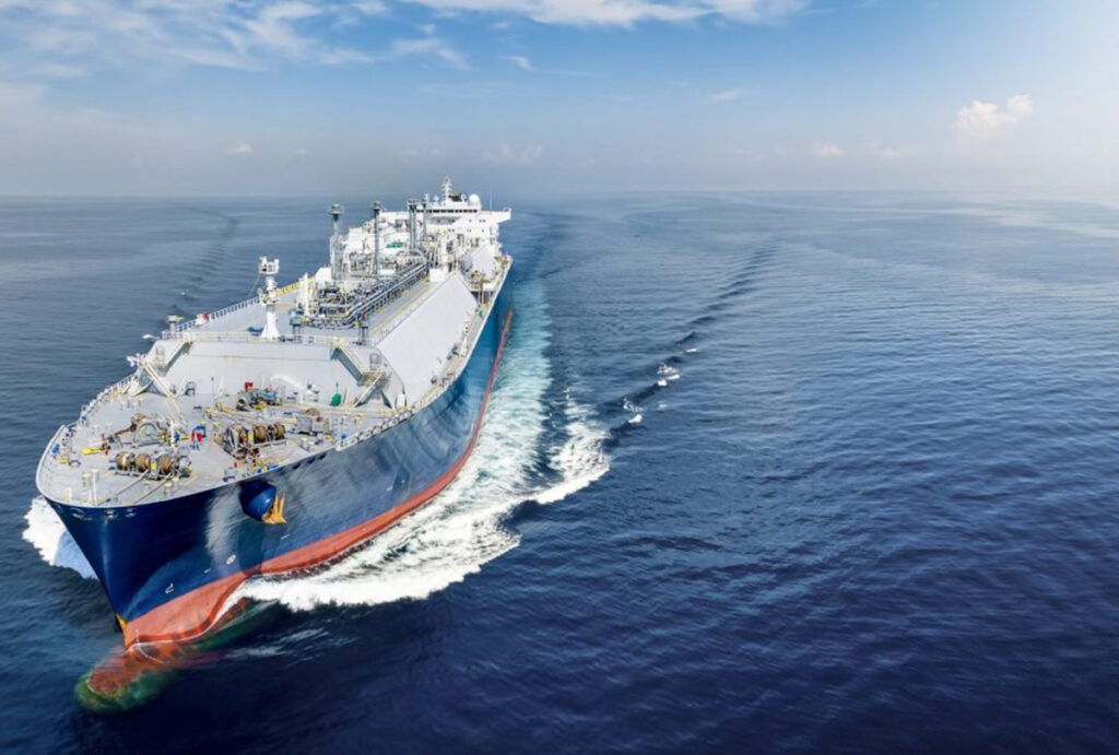 examining global lng markets in 2035 front view of an lng tanker ship 1200x810