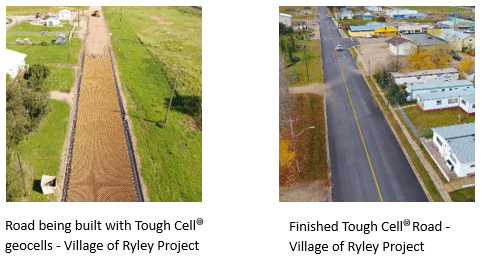 banish potholes build durable roads and reduce pavement failures with tough cell geocells combo