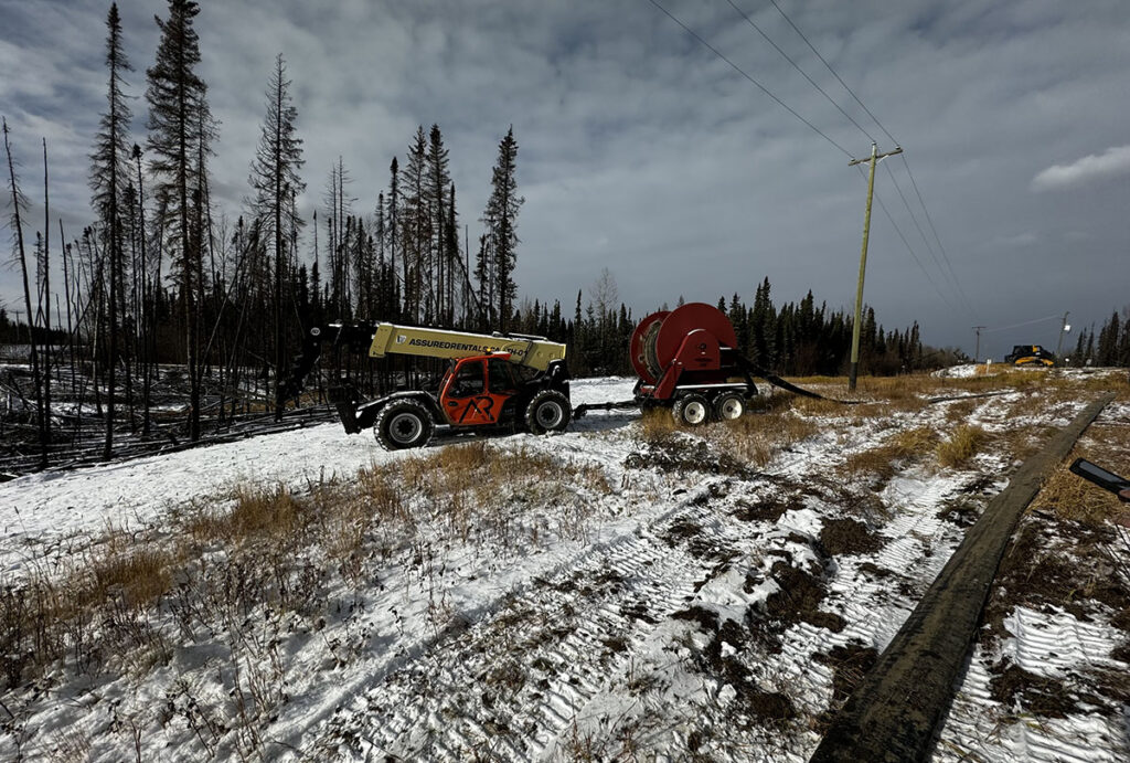 case study sideworx connect as prime contractor for longshore resources’ water transfer operations