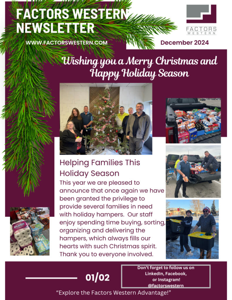factors western december 2024 newsletter pg 1