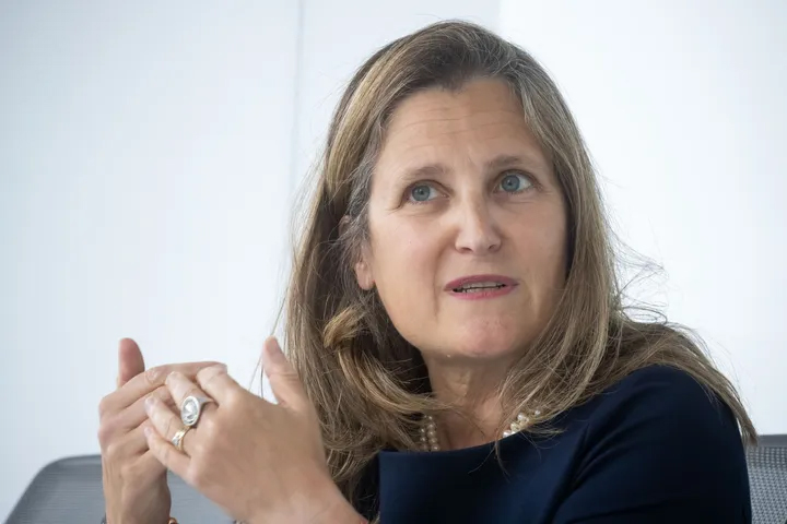 chrystia freeland bloomberg