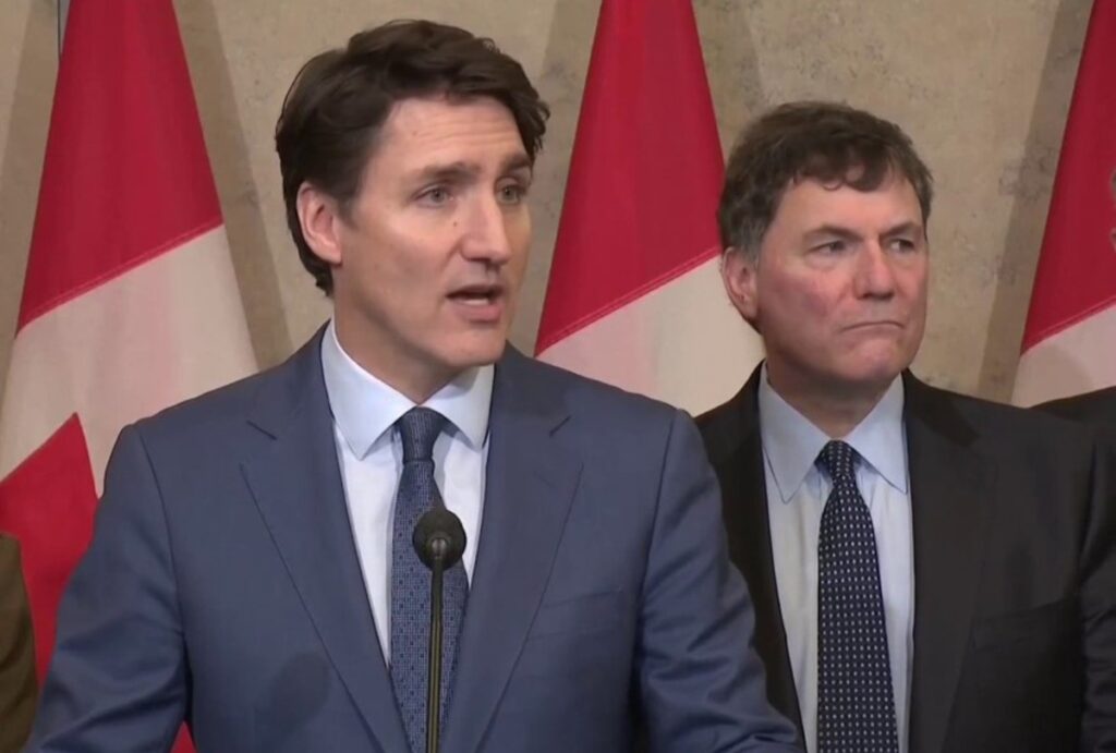 trudeau addressing trump march 4 2025