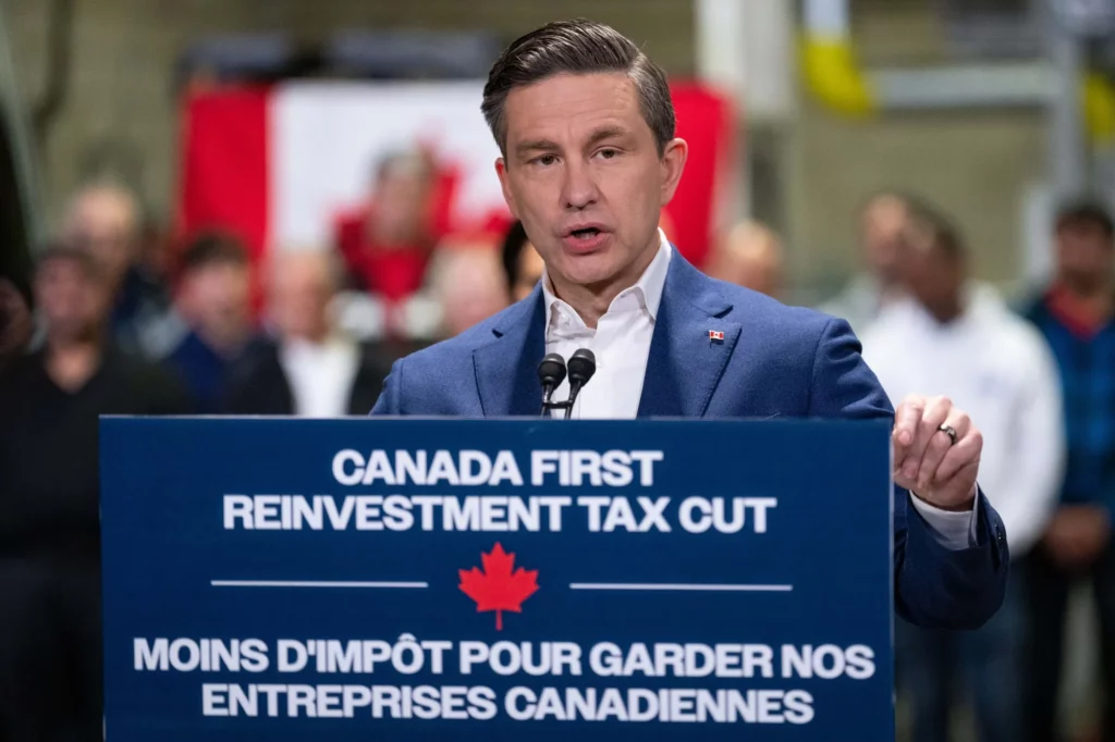 pierre poilievre, leader of canada's conservative party