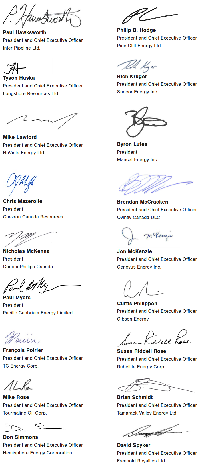 an open letter to the prime minister of canada signatures 2