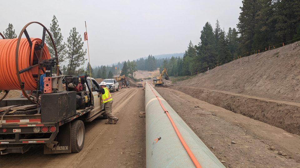 fibre optic monitoring technology trans mountain pipeline expansion