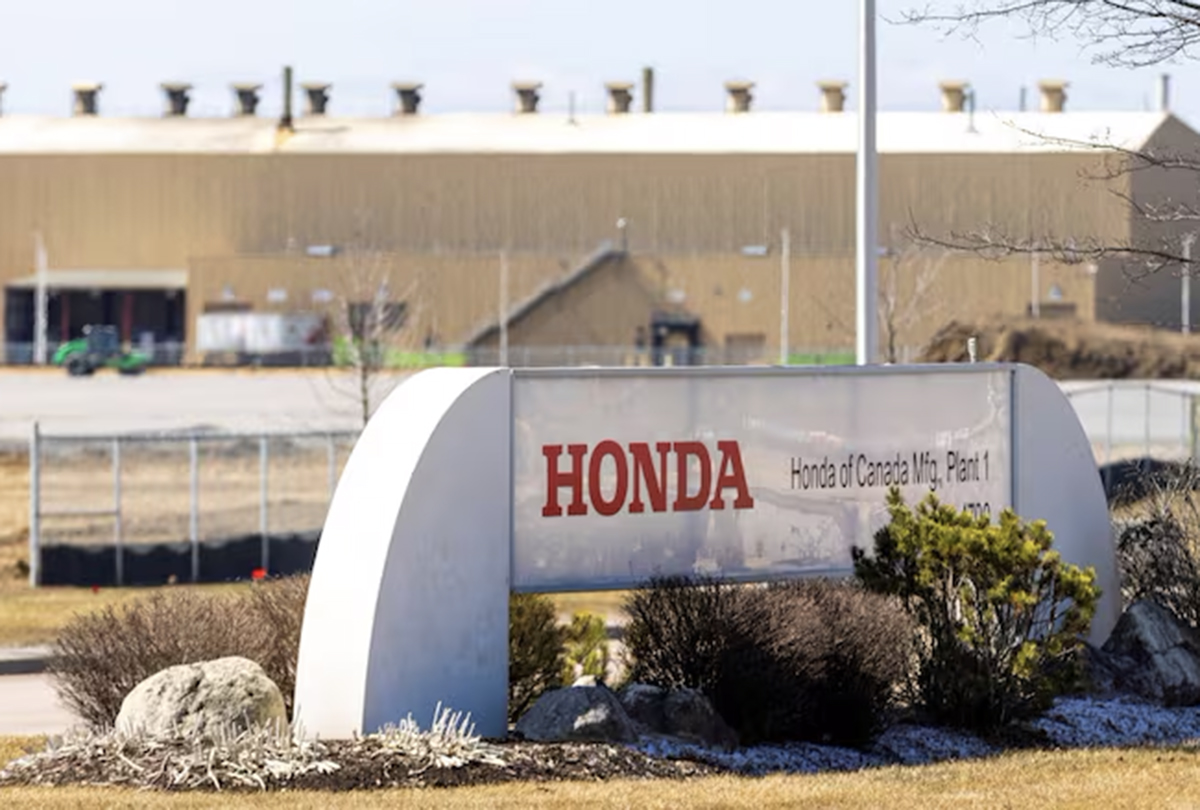 canada economy honda sign
