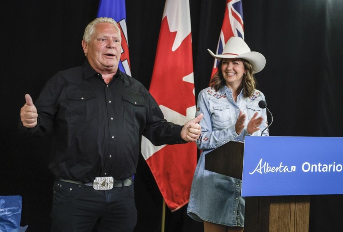 danielle smith doug ford calgary stampede 1200x810