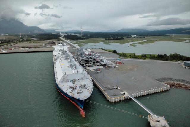 lng carrier gaslog glasgow at the canada site in kitimat b.c. june 28 2026 kitimat b.c. june 28 2026 1
