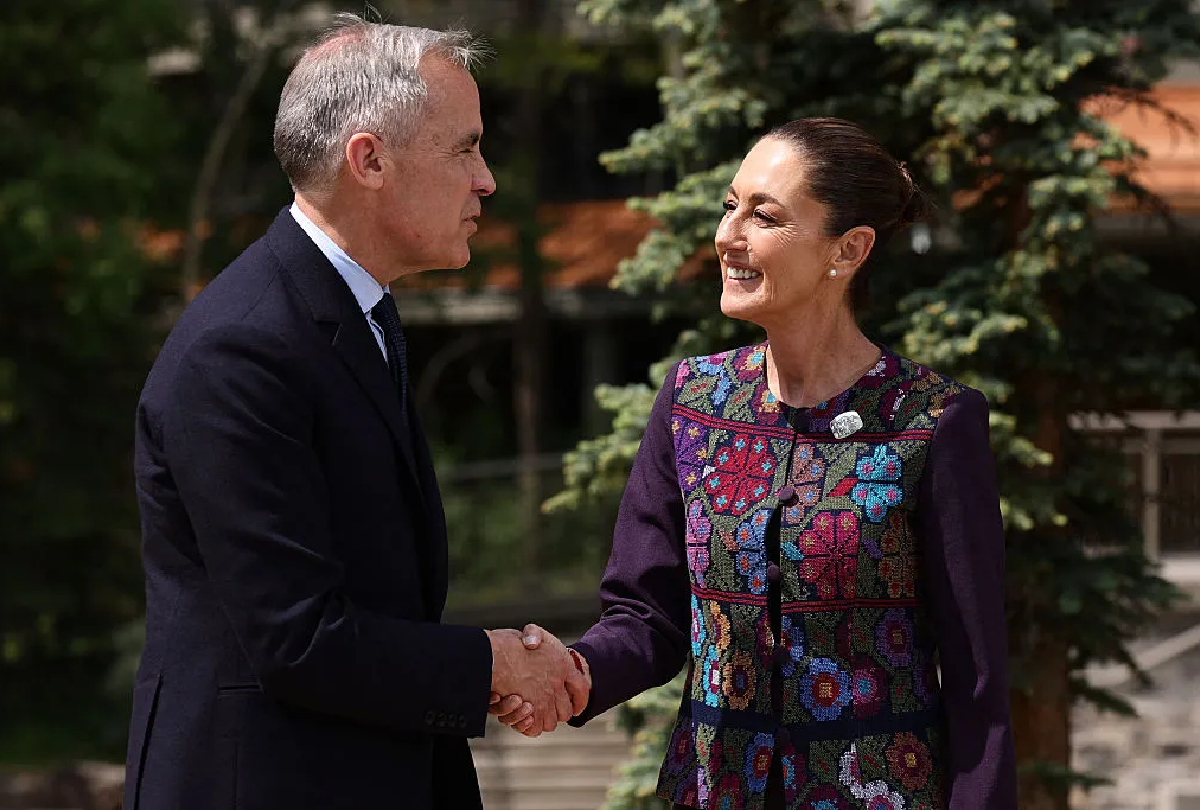 mark carney and claudia sheinbaum in kananaskis 1200x810