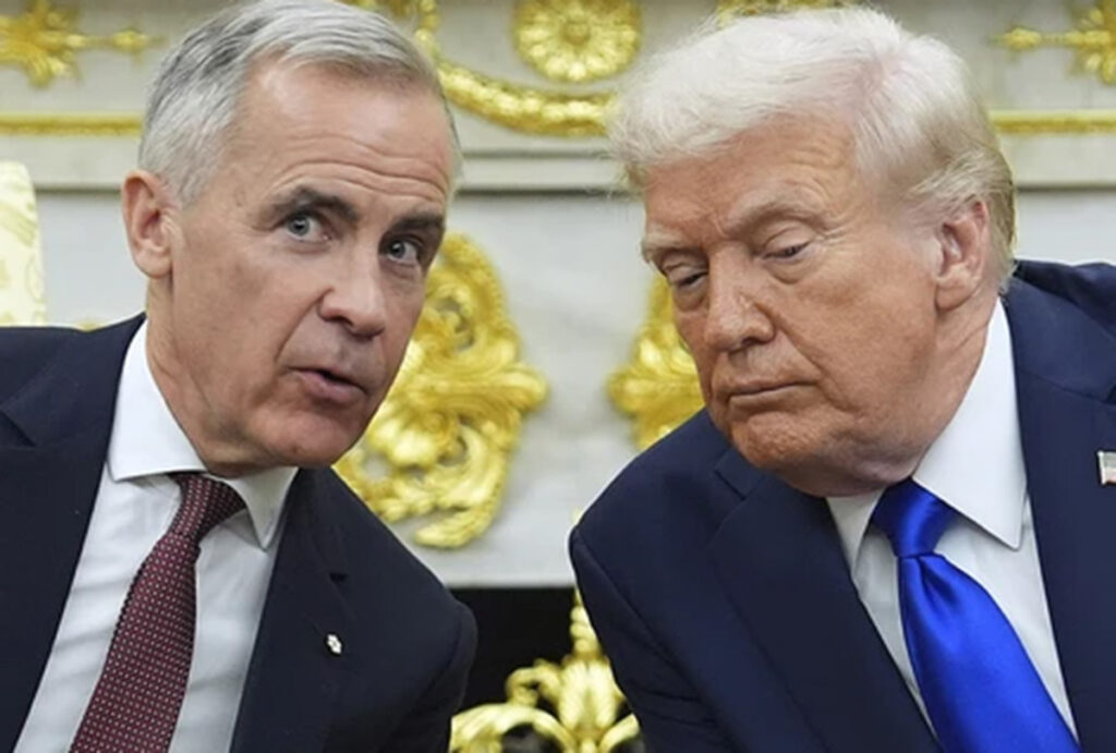 president donald trump and canadian prime minister mark carney meet in the oval office of the white house 1200x810