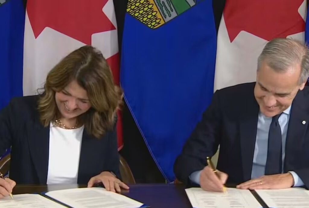 carney smith mou signing november 2025