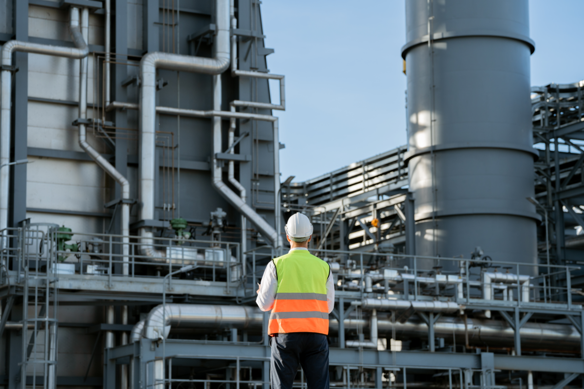 oil & gas site being monitored