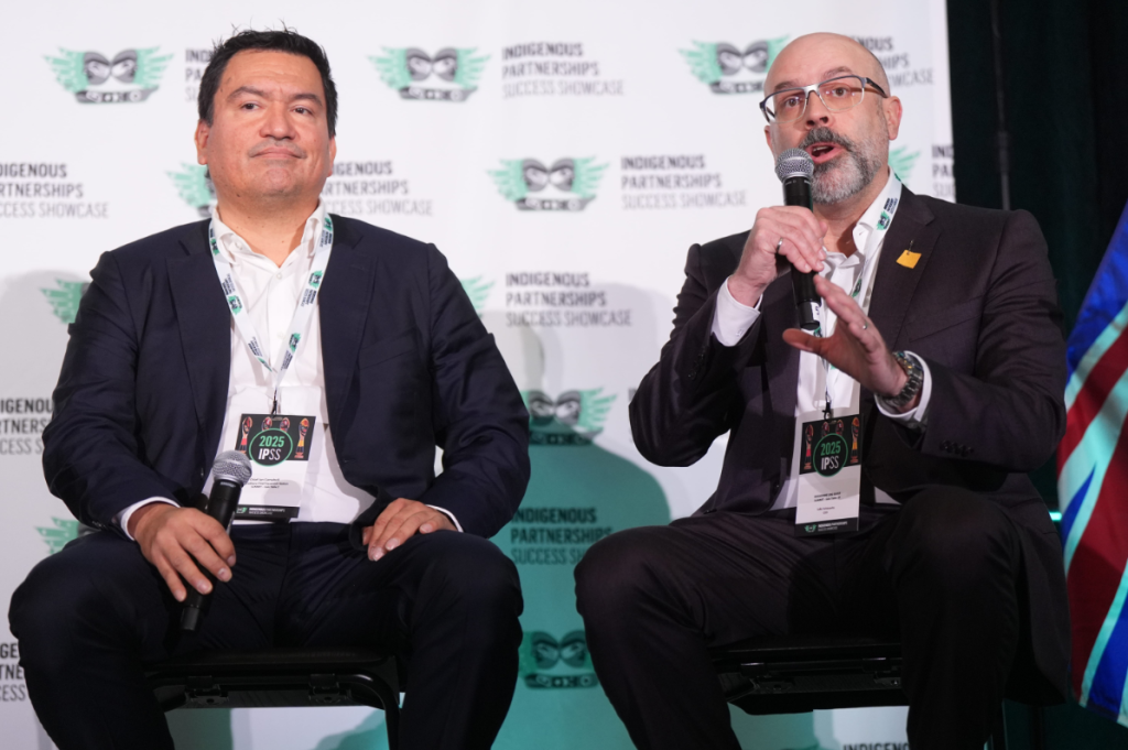 woodfibre lng chief executive luke schauerte and chief ian campbell ipss