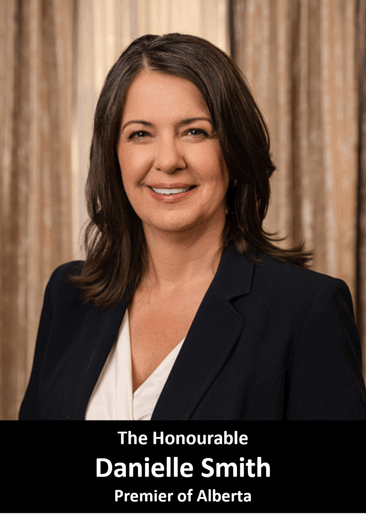danielle smith with text