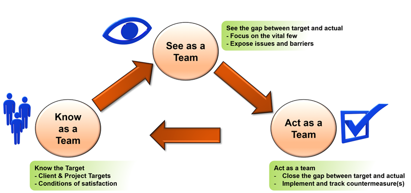 fig 1 visual management and control triangle