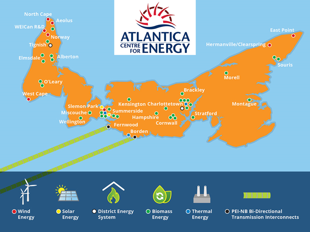 atlantica centre for energy pei map