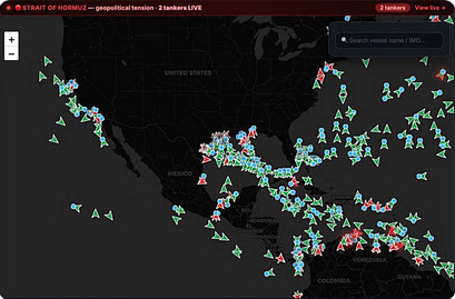 gulf of mexico tanker traffic
