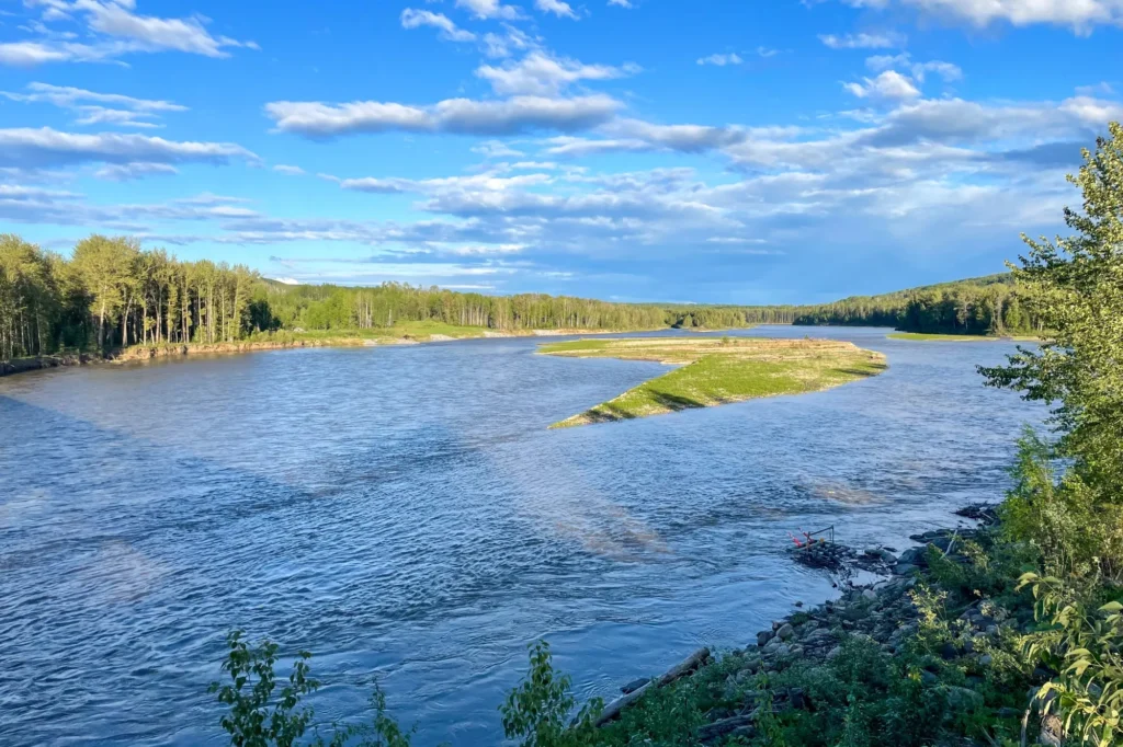 the smoky river, near where wonder valley will be situated data center