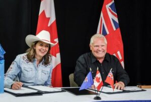 danielle smith doug ford stampede announcement 1200x810
