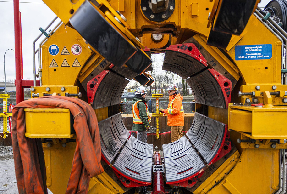transmountain construction of the trans mountain expansion project in b.c.'s lower mainland, 2023 1200x810