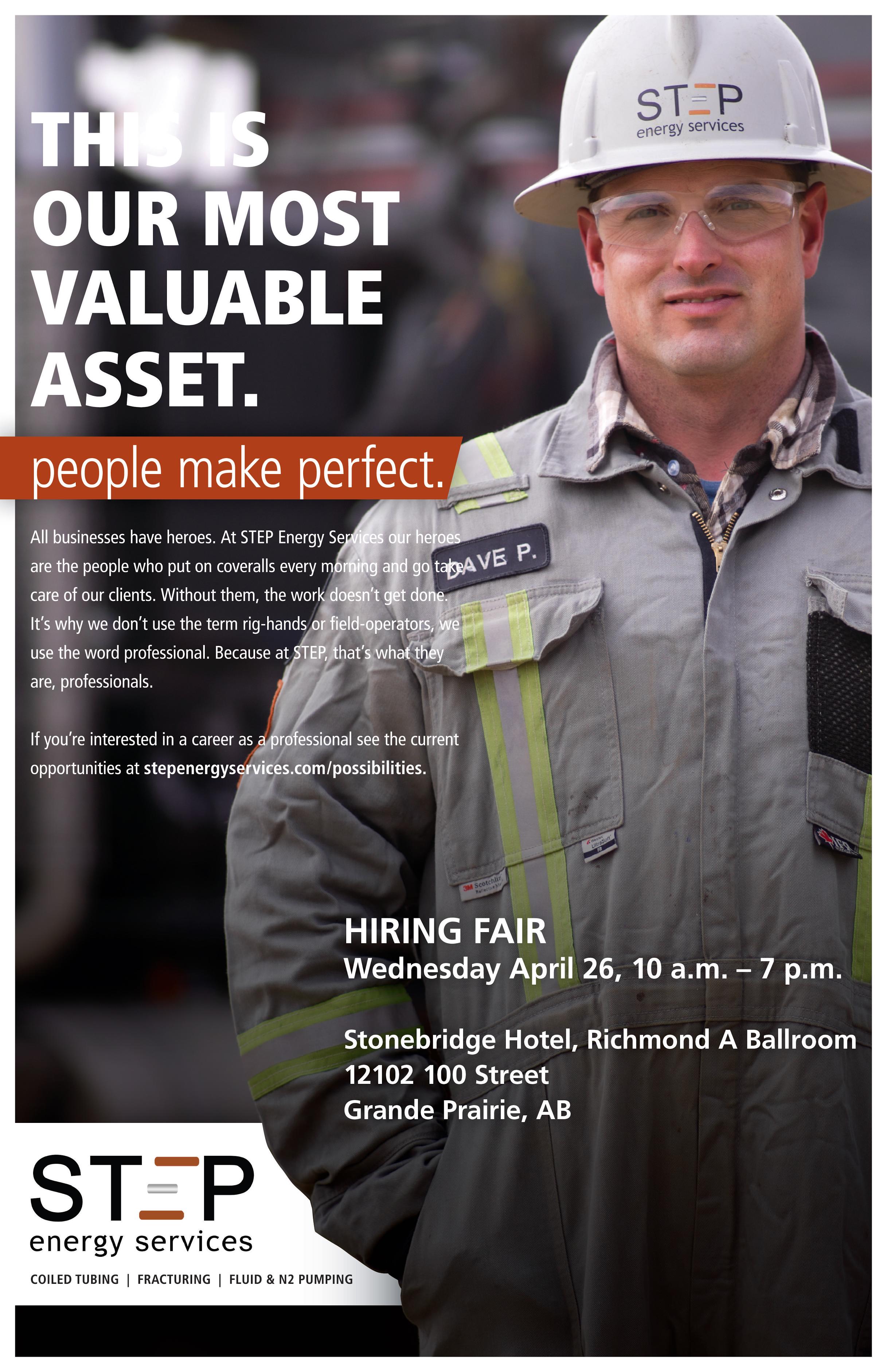 STEP Hiring Fair GP Poster